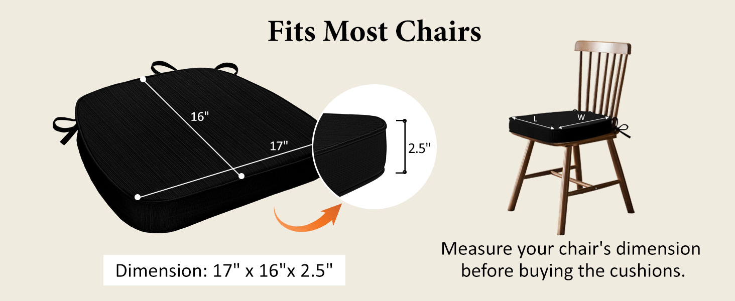 Indoor Chair Cushions for Dining Chairs