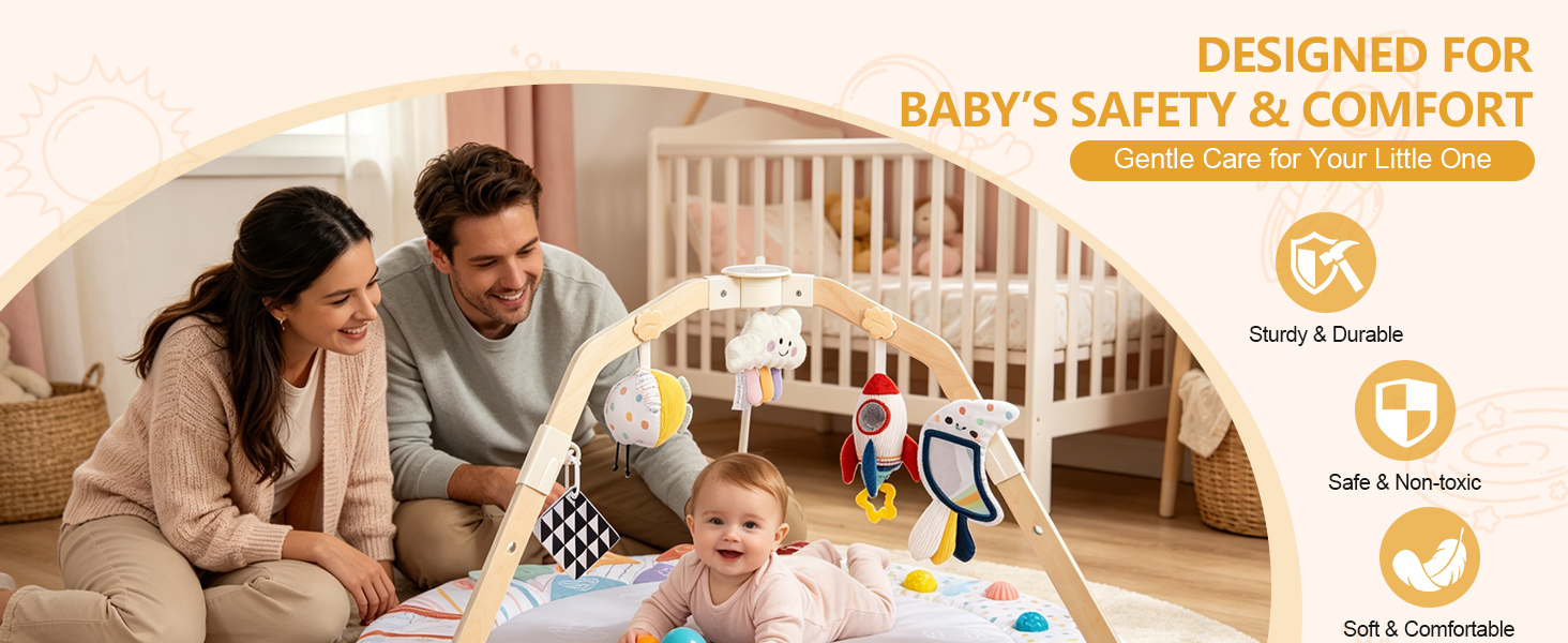 baby play gym mat
