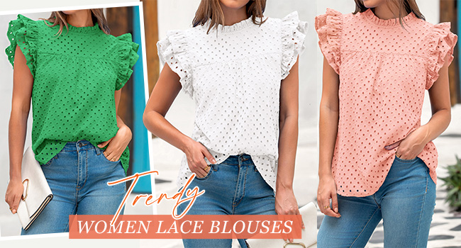 summer blouses t shirts for women white blouse for women cute tops for women lace tops for women