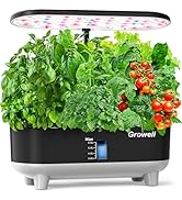 Growell Large Hydroponics Growing System Kit, 120 Pods Vertical Hydroponic Garden with 2 Light Mo...