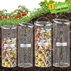 UNIFAMILY 4pack Inground Worm Composting Bin