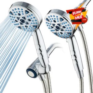 AquaCare Seen-On-TV High Pressure 8-mode Handheld Shower Head - 2-mode Power Wash to Clean Tub