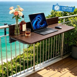 Balcony Bar Table for Railings
