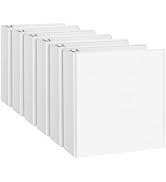 CIXILDTS 2 Inch D Ring Binders, 3 Ring Binder Fit US Letter Size Paper, 2