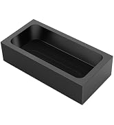 Nelyrho #15-33lbs-15kg Premium Graphite Crucible, Silicon Carbide Clay Crucible Cup for Melting C...