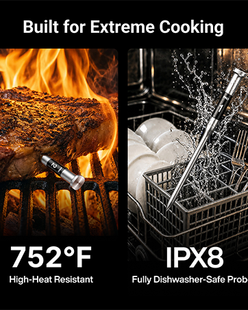 thermomaven wifi smart meat probe digital meat thermometer wireless thermometer for grilling