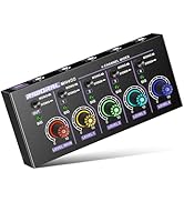 6 Channel Audio Interface Mixer Sound Board 99 DSP Digital Effects With 48khz/24bit Bluetooth USB...