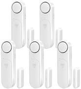 Window and Door Alarm When Opened (2 Pack) for Kids Safety/Home Security, Wireless Sliding Door O...