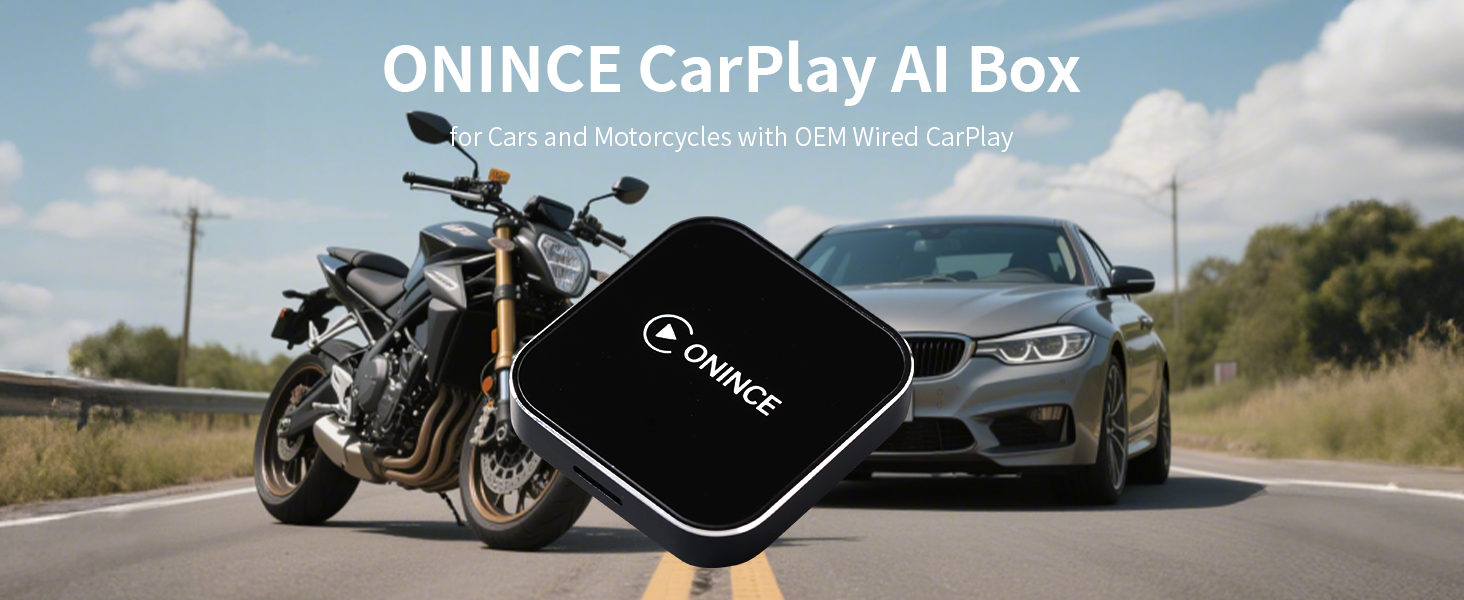Wireless CarPlay Adapter for Cars and Motorcycles