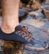 WHITIN Men's Minimalist Barefoot Sneakers | Wide fit | Zero Drop Sole | Upgraded Footbed