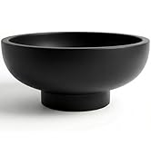 OAKOA Concrete Decorative Bowl - White Large Decorative Bowls for Home Decor - Coffee Table Bowl ...