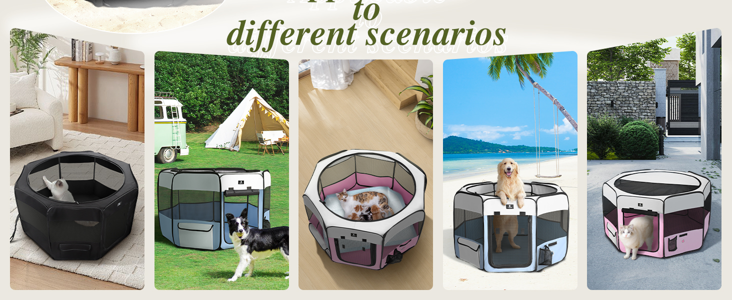 Foldable Exercise Pet Tent