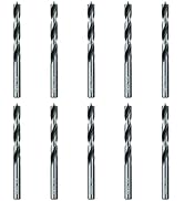 Sali Brad Point Wood Drill Bits 7pcs Set Carbon Steel Wood Drill Bit Set for Hardwood, Plywood, P...