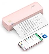 JADENS Portable Printers Wireless for Travel, Support 8.5" X 11" US Letter, Bluetooth Thermal Pri...