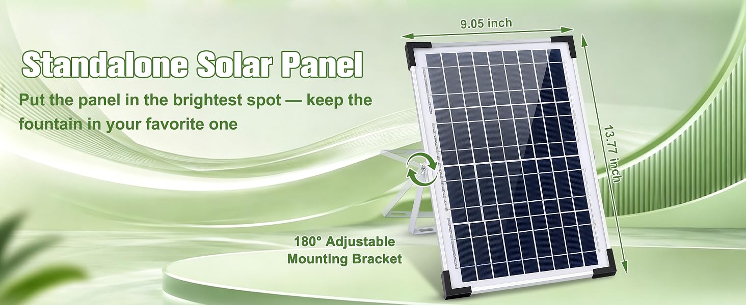 12W Solar Fountain Pump
