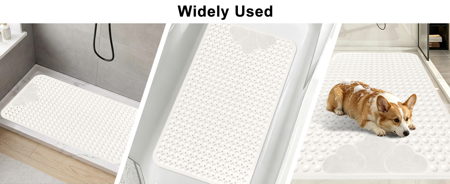 rubber shower mat