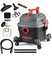 Shop-Vac 2.5 Gallon 2.0 Peak HP Wet Dry Vacuum with Blower, Wall-Mounted Portable Shopvac with 10...