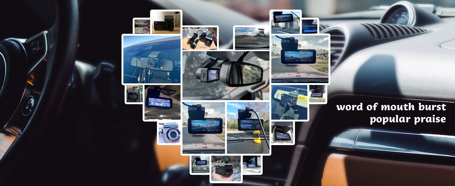 Dash Cam Front and Rear