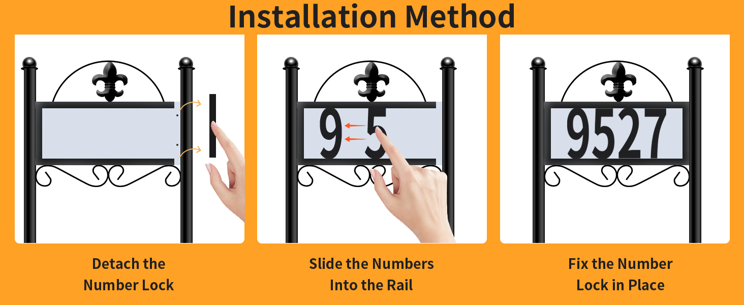 DoinMaster Solar Address Sign