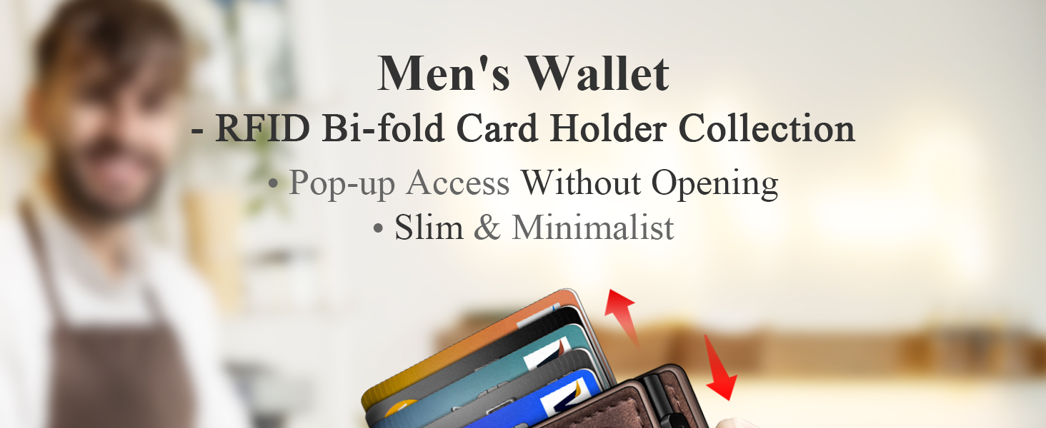 Pop Up Wallet for Men