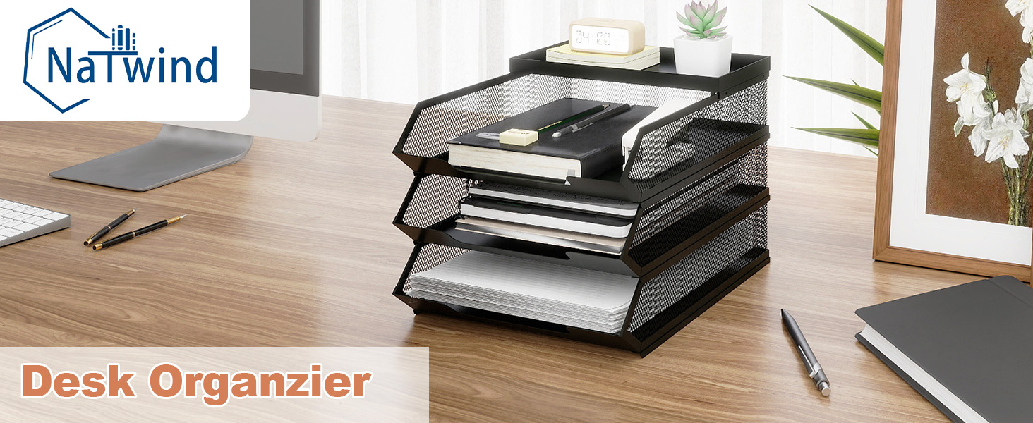 3 tier desk organizer