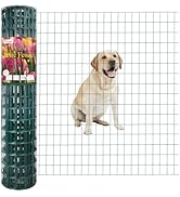 FOREHOGAR Metal Fence Post Green 58.5 inch (Approx. 5 Feet), Pack of 8, T Post for Wire Fence, No...