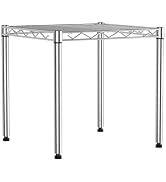 VANZBON 6-Tier Wire Shelving, Wire Shelving Unit, Kitchen Metal Shelves, Storage Rack with Adjust...