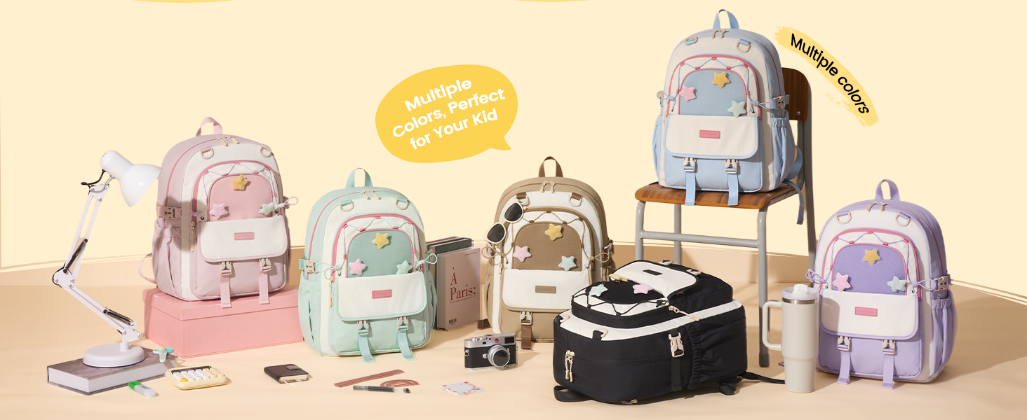LOVEVOOK School Backpack for Teen Girls