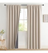 NICETOWN 2 Panels Outdoor Mosquito Netting for Patio Waterproof, Extra Wide 118