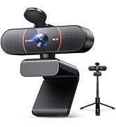 EMEET NOVA 4K Webcam with Tripod - 4K UHD, PDAF Autofocus, Adjustable Heights with 360° Swivel He...