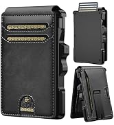 furid Genuine Leather Wallet for Men: Slim RFID Minimalist Wallets with Money Clip - Smart Pop Up...
