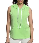 Xeoxarel Women's Sleeveless Tank Top Hoodies Vest with Pockets (S-XL)
