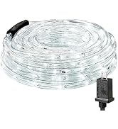 Lighting EVER 306 LED Curtain Lights Cool White, Hanging Fairy String Lights for Bedroom Wall, In...