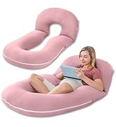 INSEN Pregnancy Pillows, Detachable Body Pillow for Sleeping, Nurse & Relax, Multi-Use Pregnancy ...
