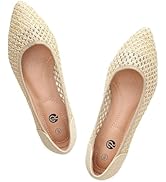 Rekayla Flats for Women Mary Jane Shoes Women Round Toe Ballet Flats with Buckle Strap Comfortabl...
