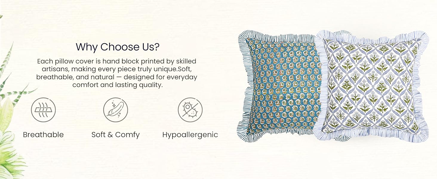 Ruffle Pillow Cover