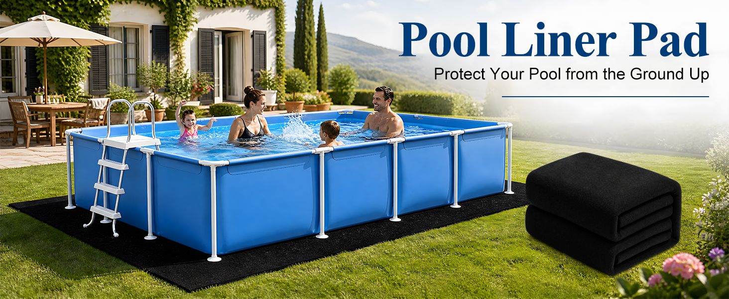 Rectangular Pool Liner Pad