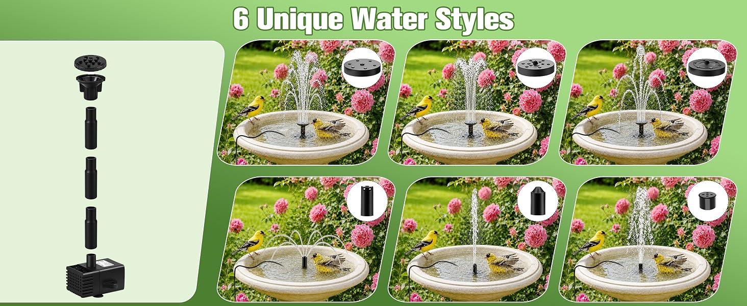 12W Solar Fountain Pump