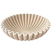 OAKOA Concrete Fruit Bowl for Kitchen Counter - Large Decorative Bowls for Home Decor - Modern Ke...