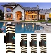 ZSMAIKU Modern Outdoor Wall Lights Exterior, Dusk to Dawn Outdoor Lighting, Exterior Light Fixtur...