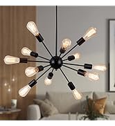 15 Light Gold Chandelier | Large Farmhouse Chandeliers for Dining Room Light Fixtures Over Table ...