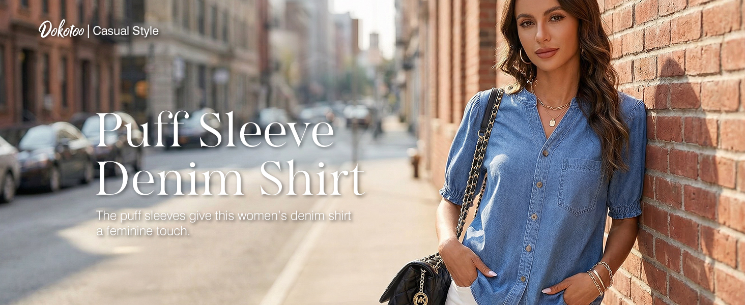 denim shirts women