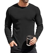 COOFANDY Men's Henley Shirts Long Sleeve Button T-Shirt Lightweight Fashion Casual Pullover Shirt