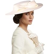 F FADVES Royal Ladies Sinamay Weddings Hats Fascinators Big Brim Kentucky Church Fedoras Hat