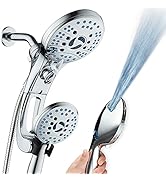 Hotel Spa AquaCare As-Seen-On-TV High Pressure Handheld & Rain 50-mode 3-way Shower Head Combo wi...