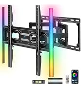 PERLESMITH Corner TV Wall Mount for 37-70 Inch LED, LCD 4K Flat Curved Screen TVs up to 99 lbs, C...