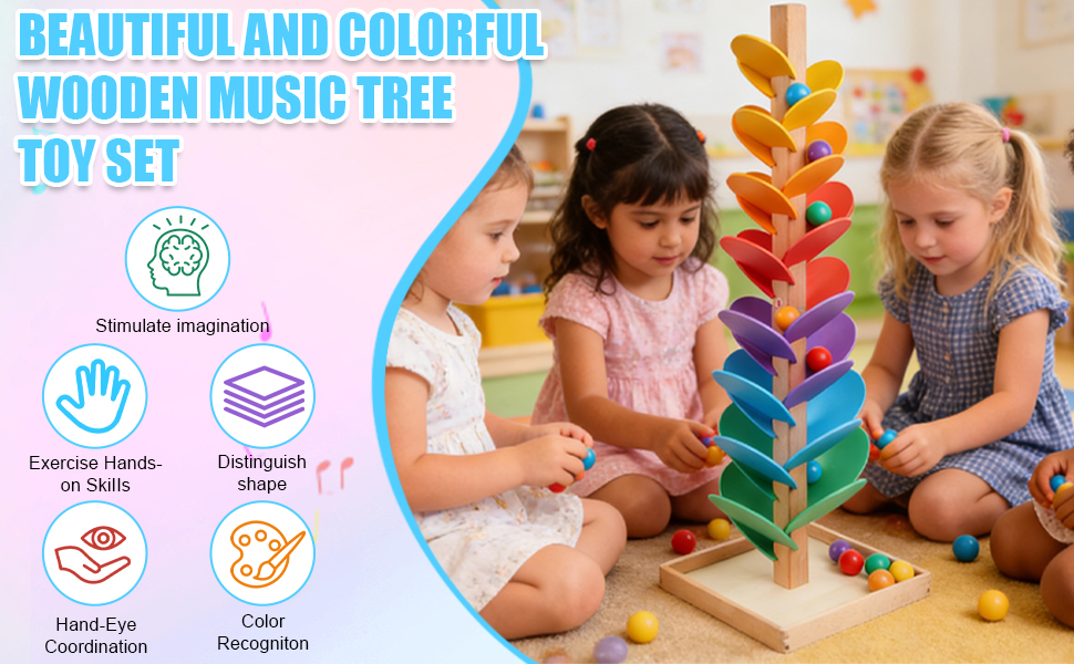 Wooden Marble Run Musie Tree