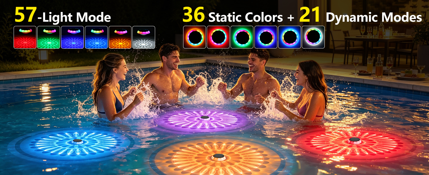 floating pool lights