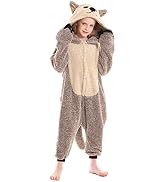 ATOZ Onesie for Kids, Animal Pajamas Halloween Cosplay Costume for Girls Boys