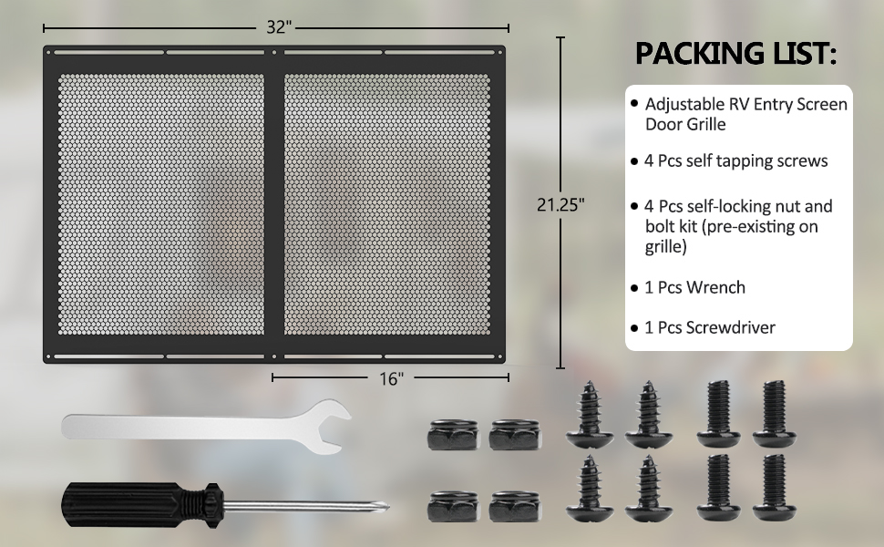 camper screen door protector